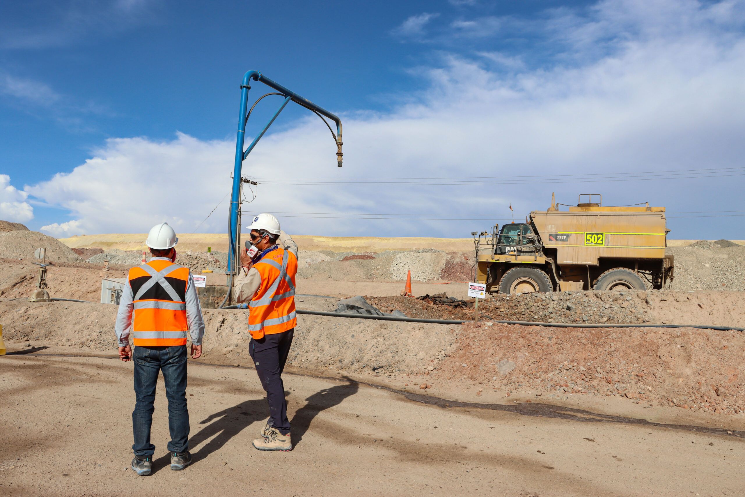 Ministro Hales Codelco planta control emisiones material particulado